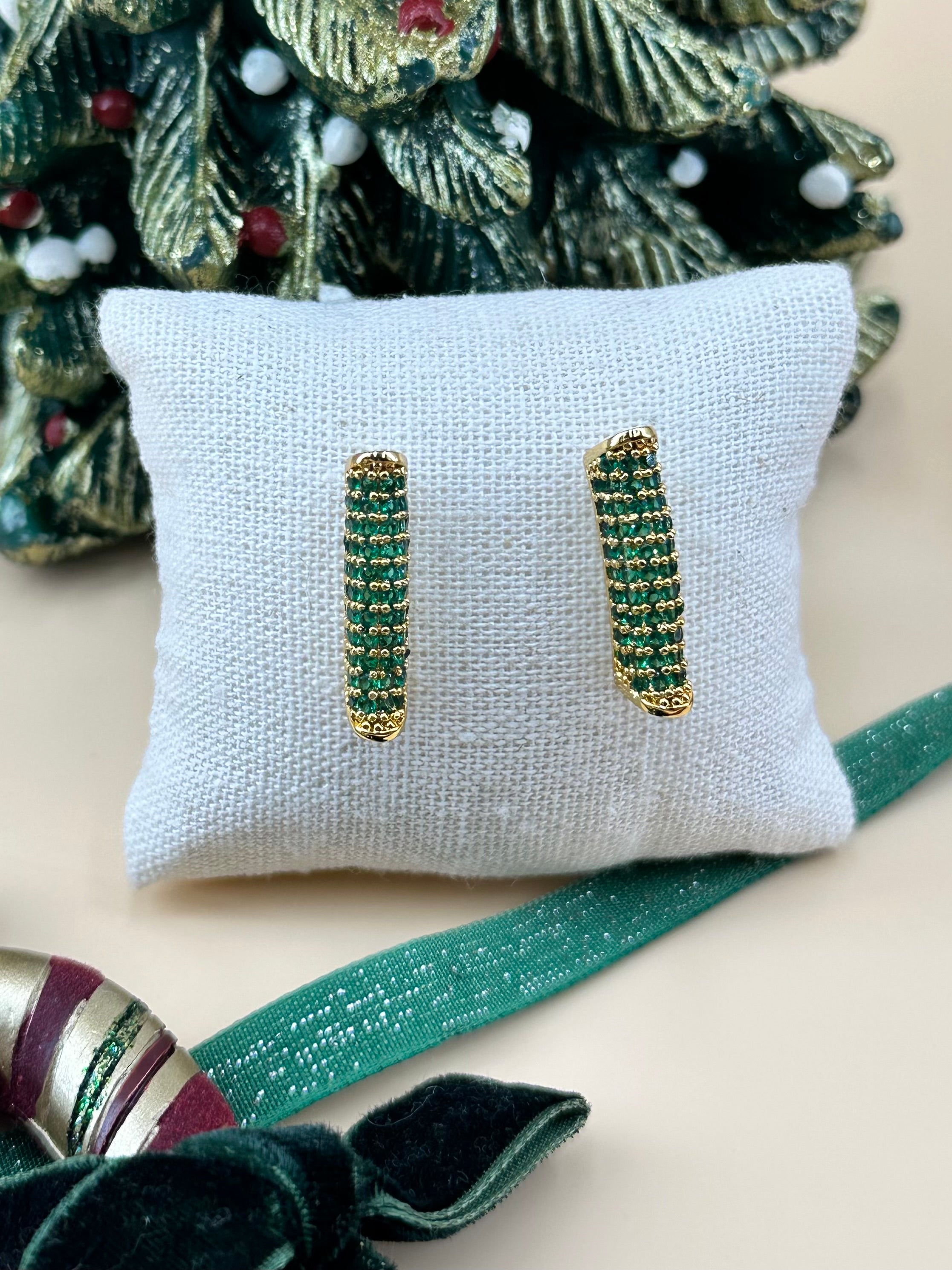 Boucles d'oreilles Sia émeuraude