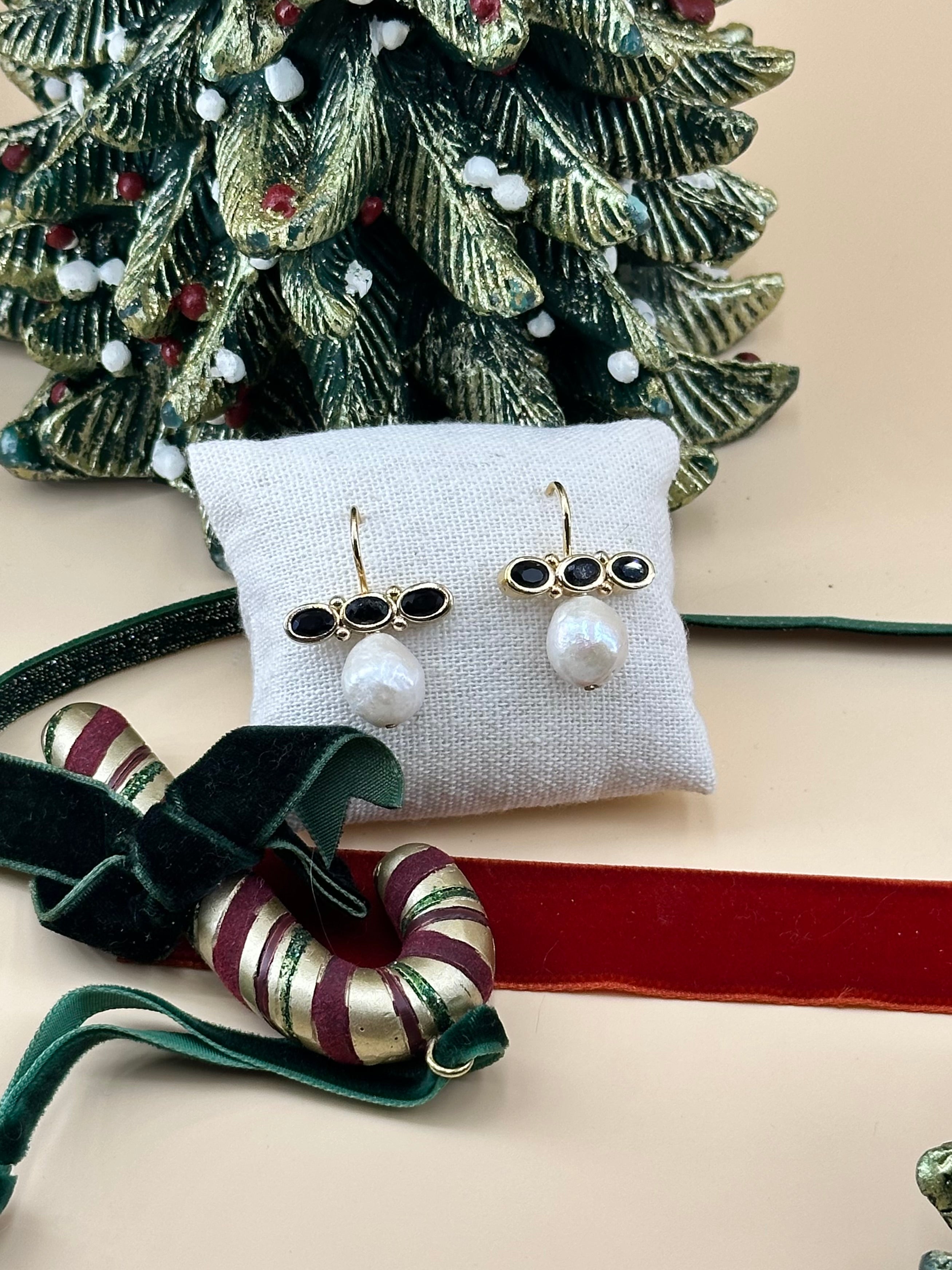 Boucles d'oreilles Myla Onyx