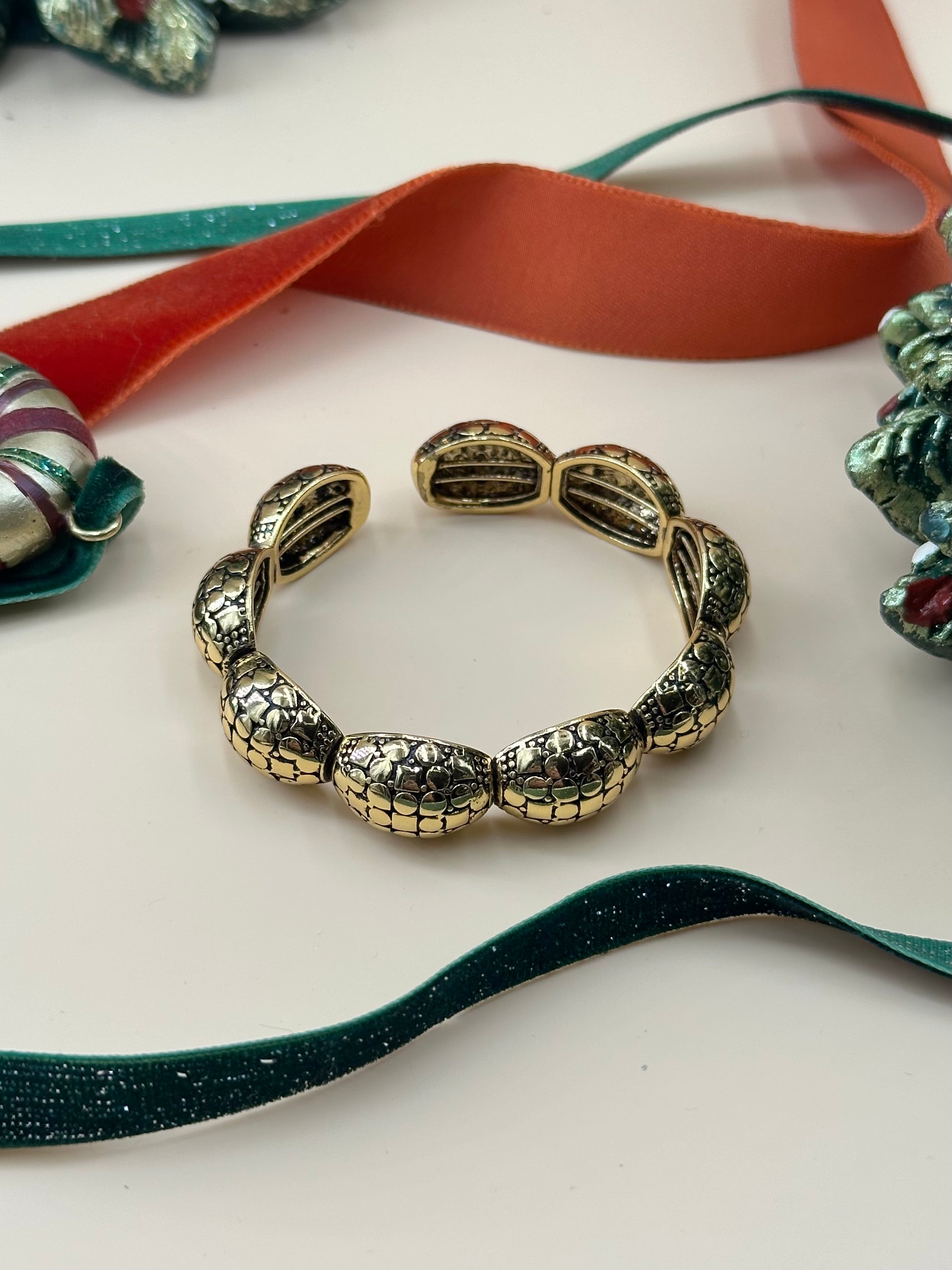 Jonc Silia écaillé or