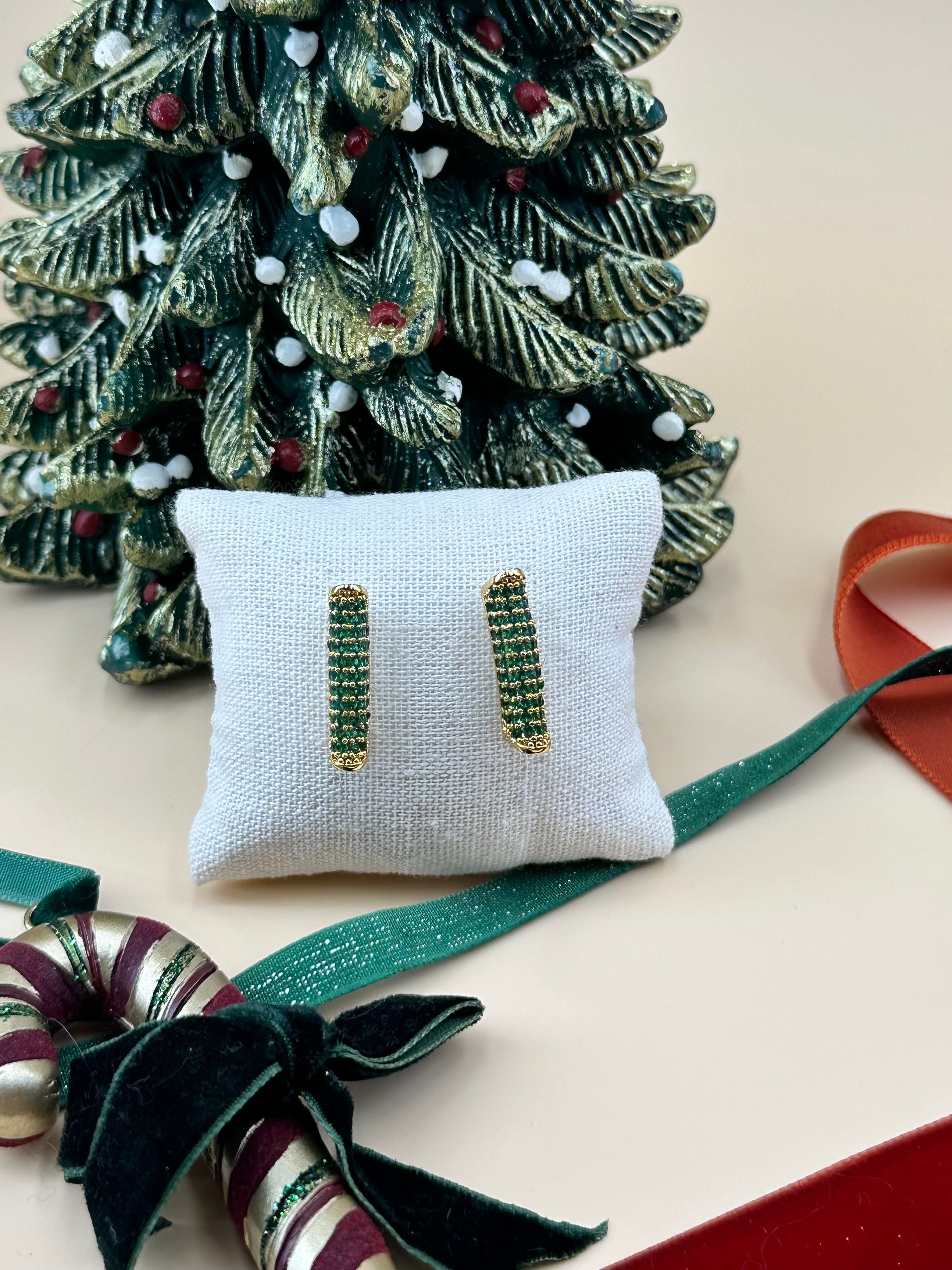 Boucles d'oreilles Sia émeuraude