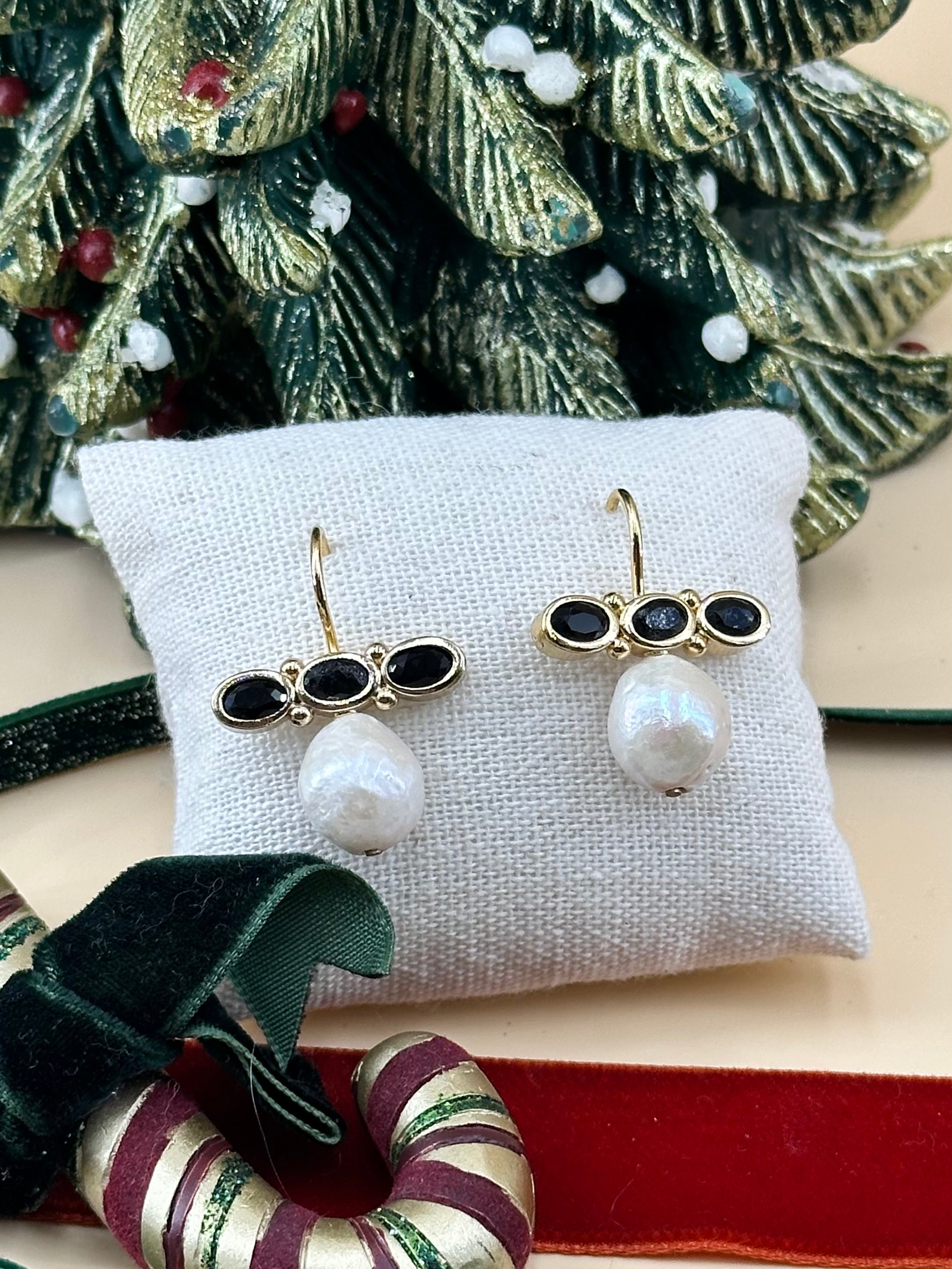 Boucles d'oreilles Myla Onyx