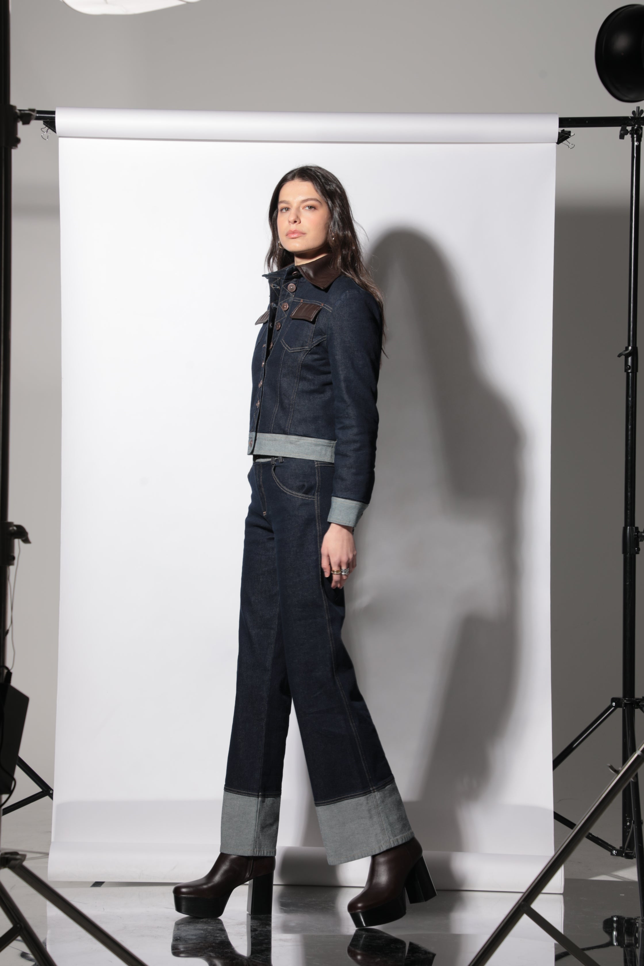 Jean large Ondine denim brut