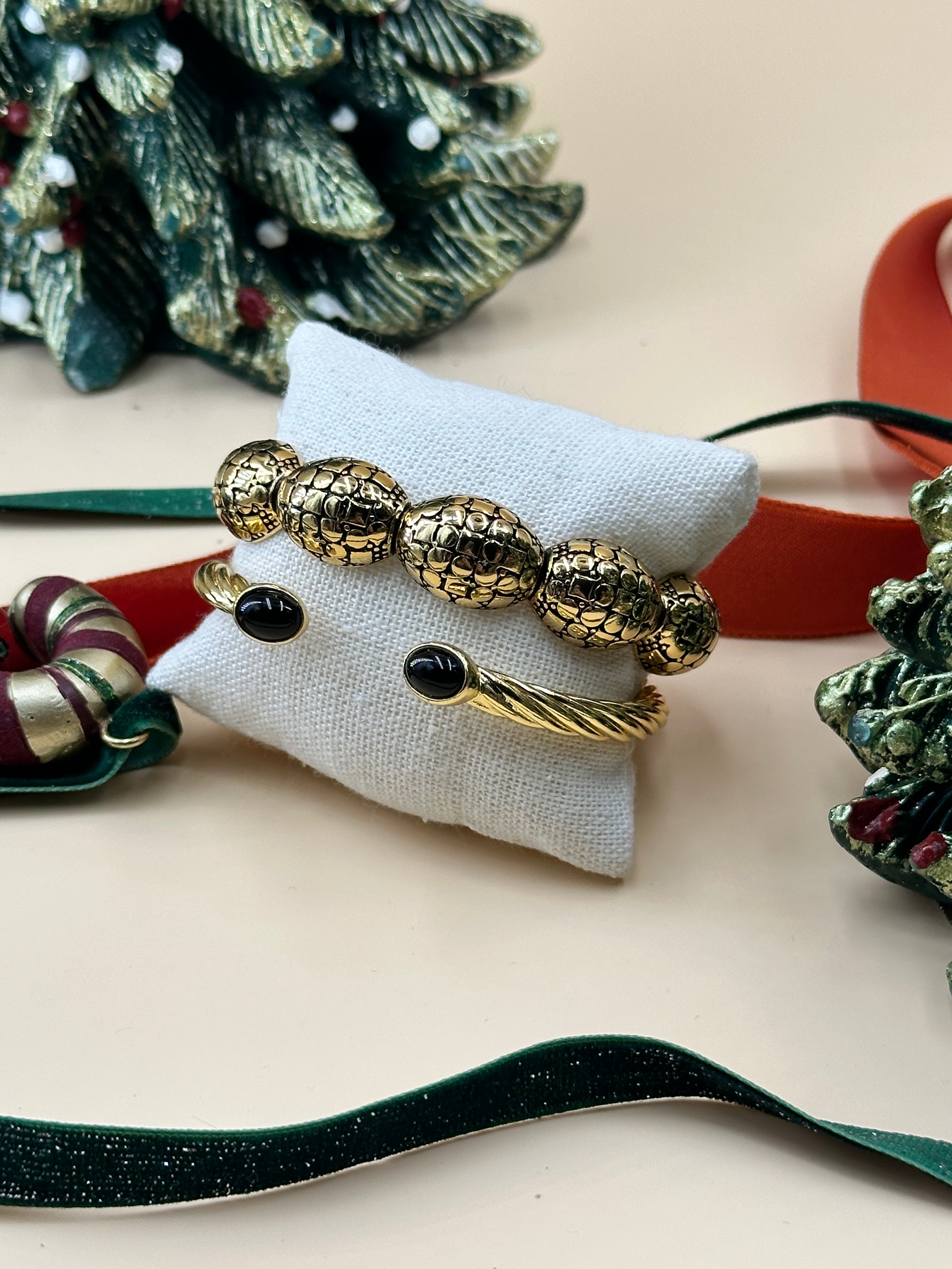 Jonc Silia écaillé or