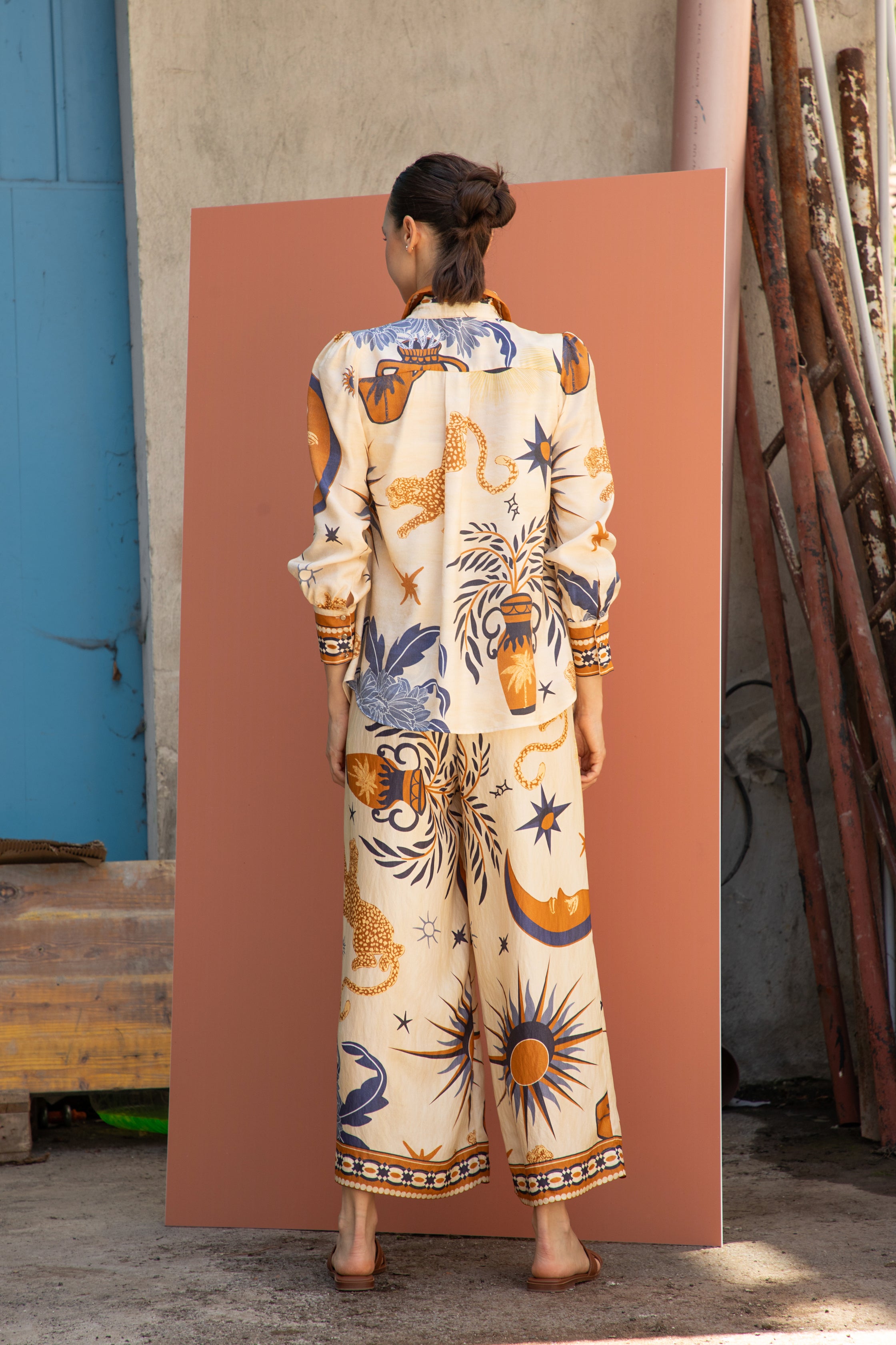 Pantalon Marcel - Imprimé Exclusif d'inspiration Cocteau
