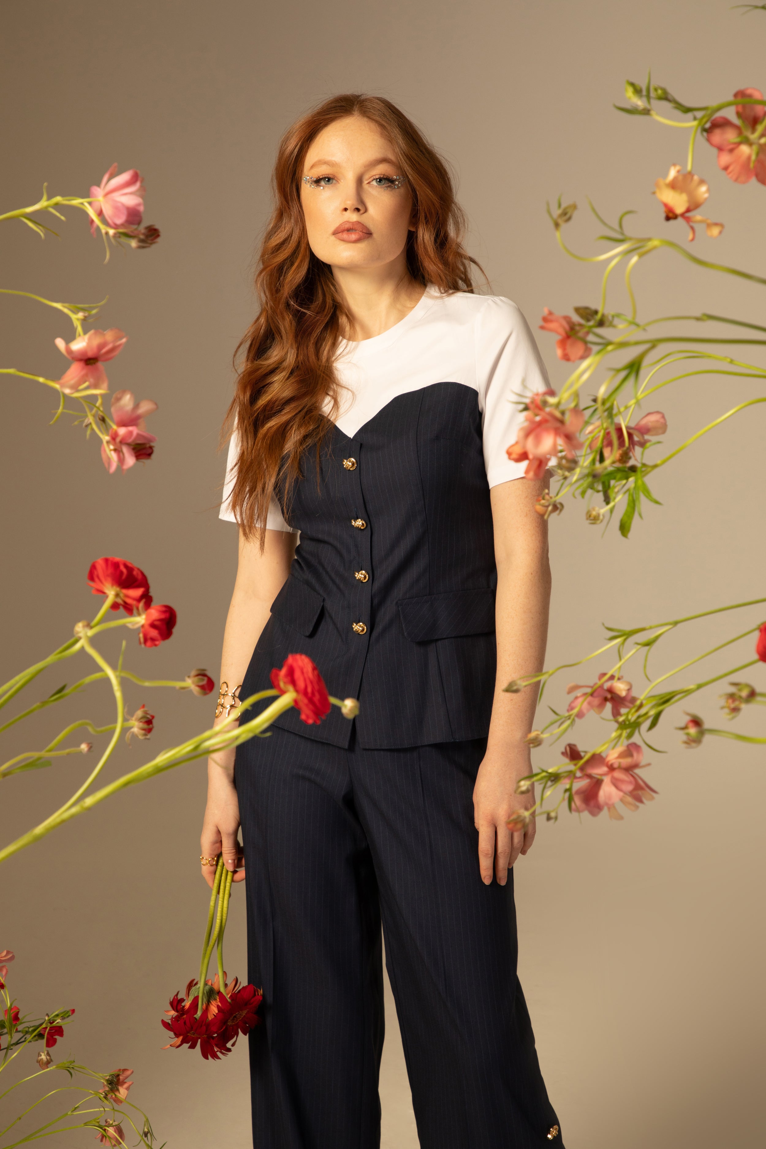 Bustier Betty - Faux 2 pièces