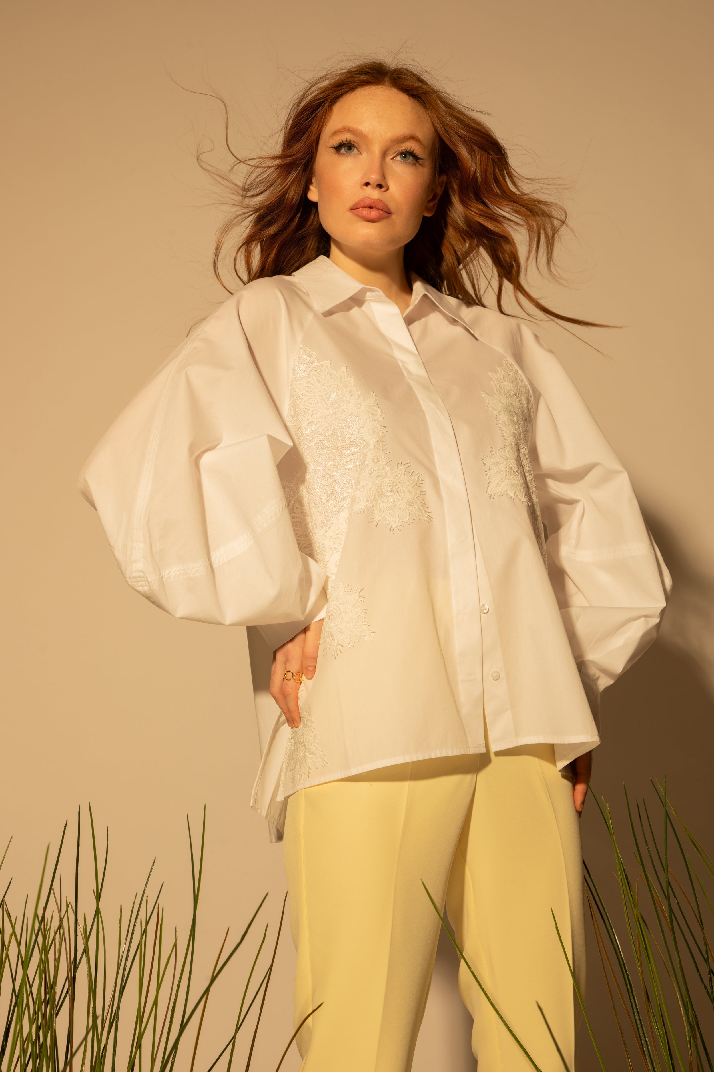 Chemise Anna - incrustation de dentelle (copie)