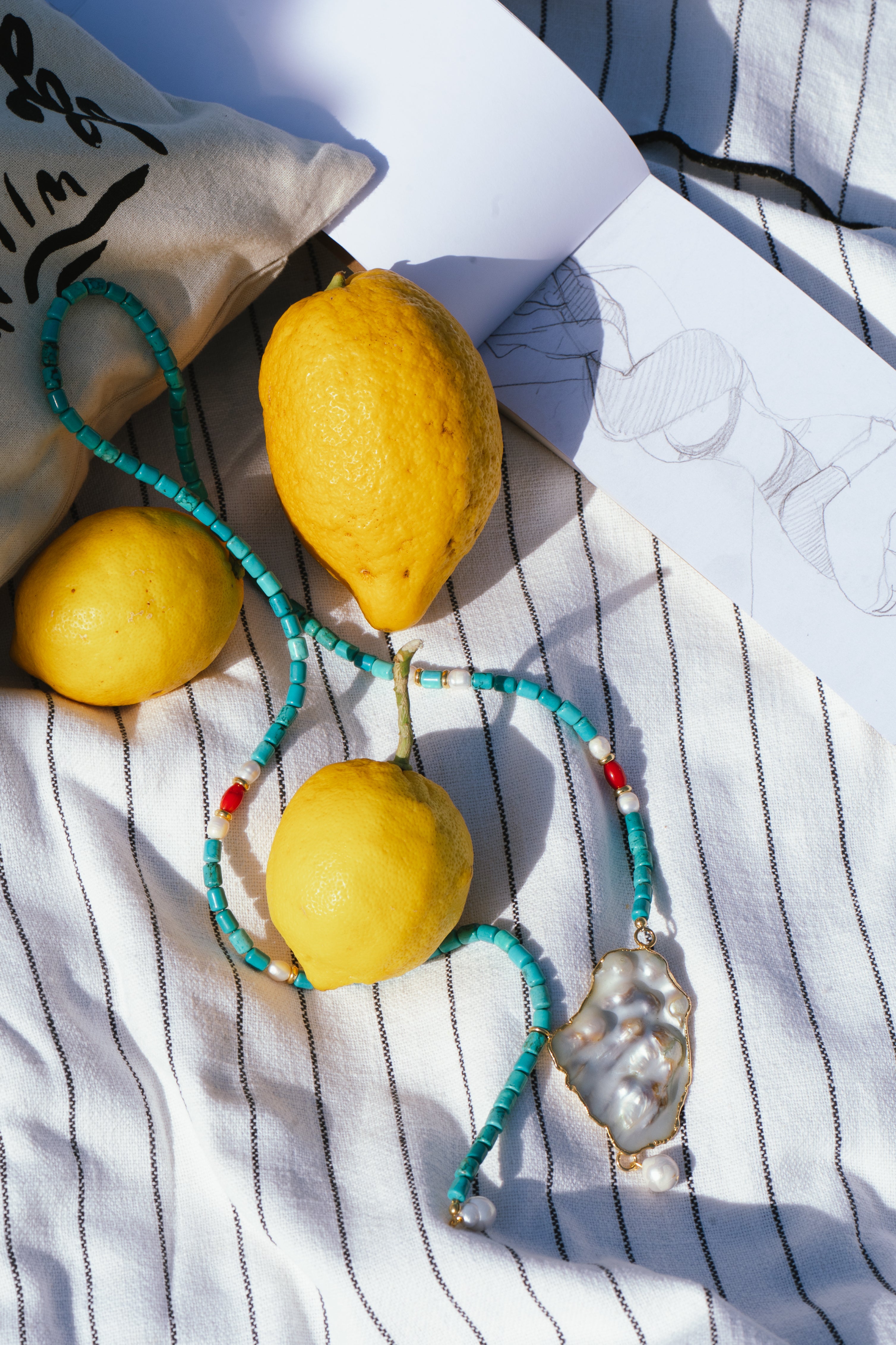 Sautoir Odyssée en pierre semi-précieuses (Copie)