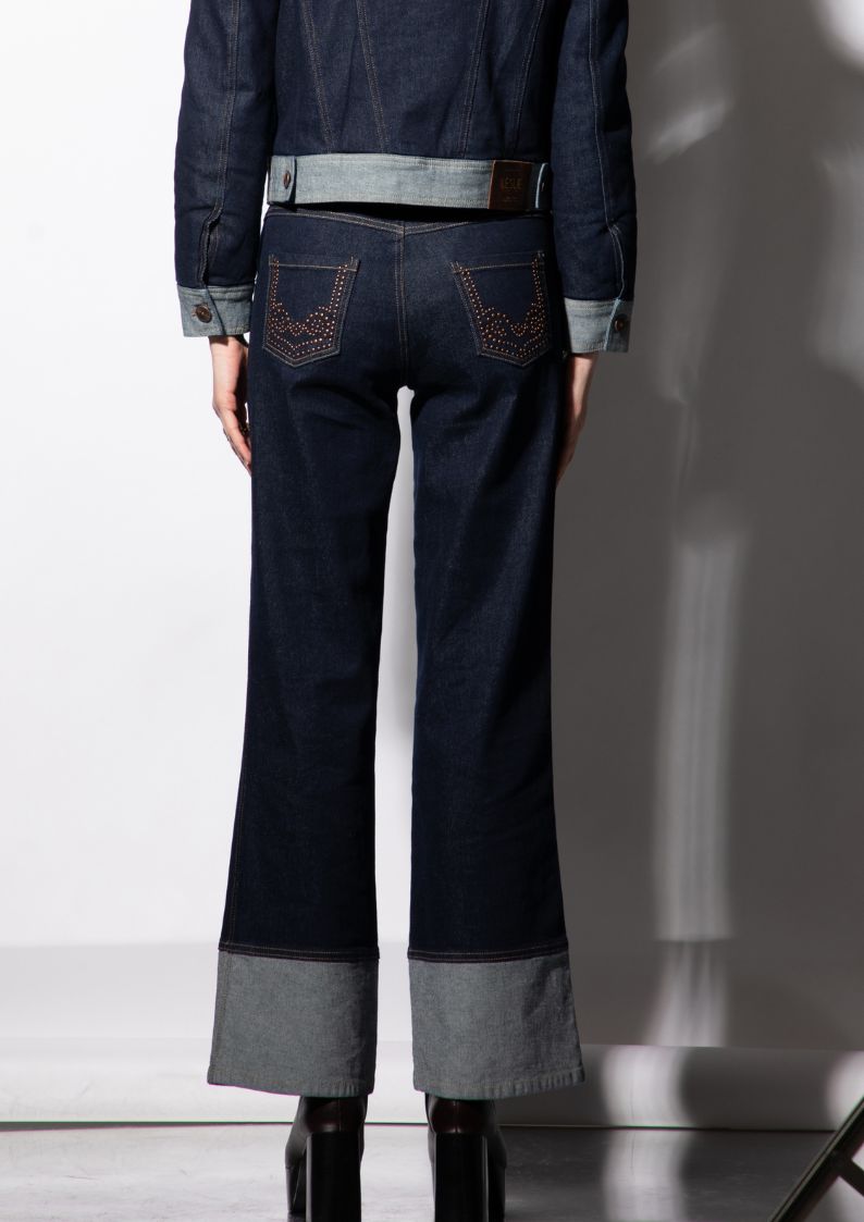 Jean large Ondine denim brut