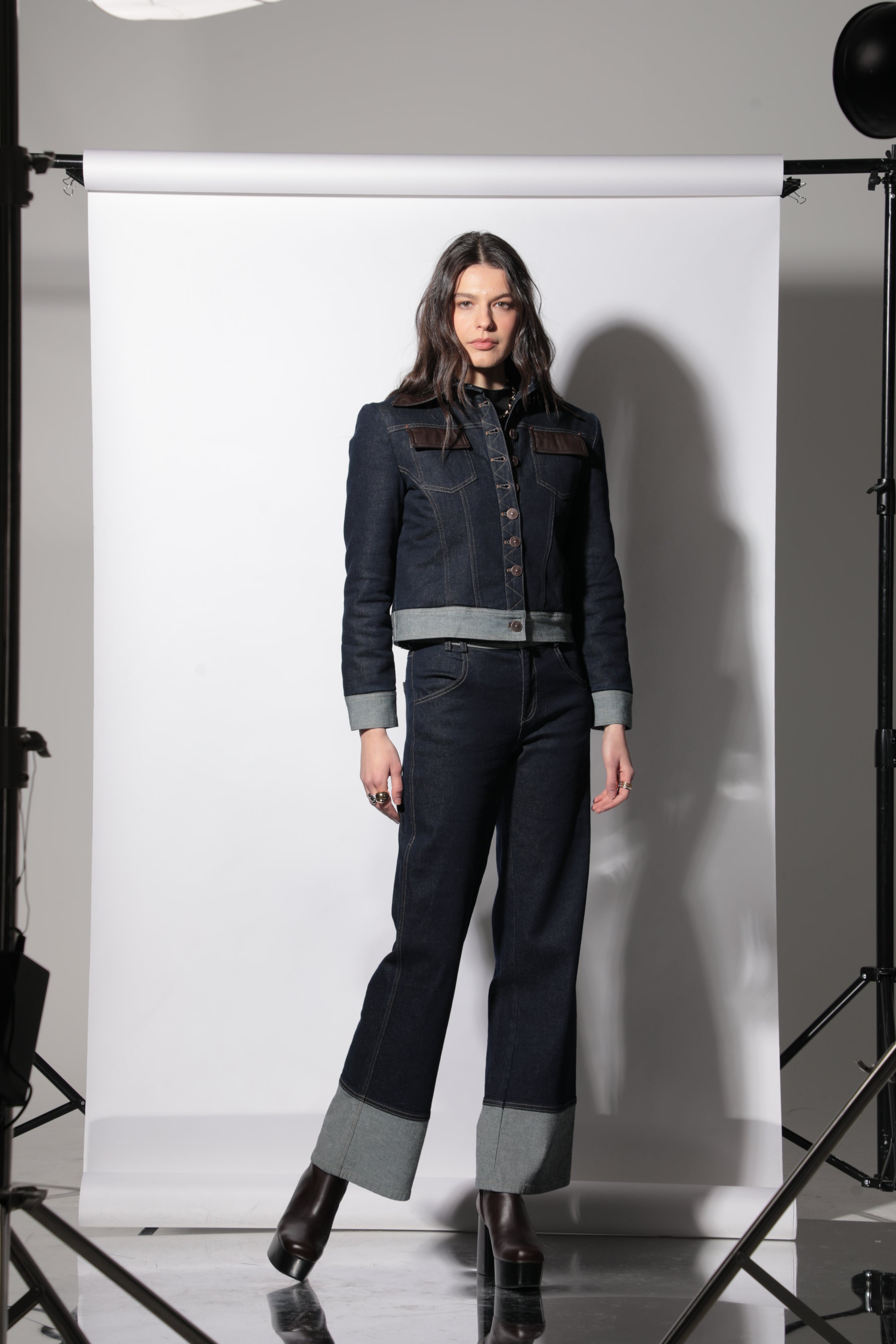 Jean large Ondine denim brut