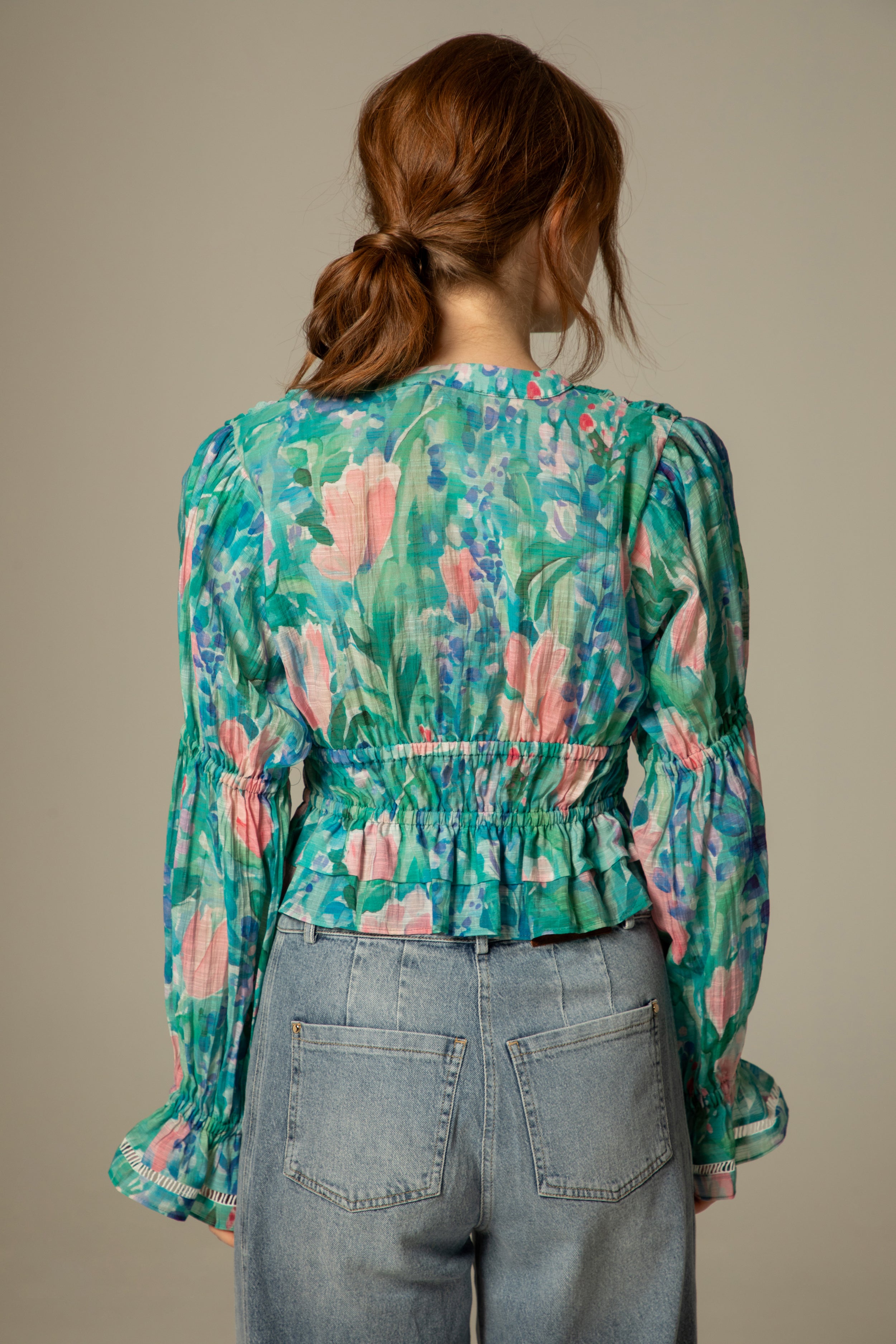 Blouse Bleuette - Imprimé Monet
