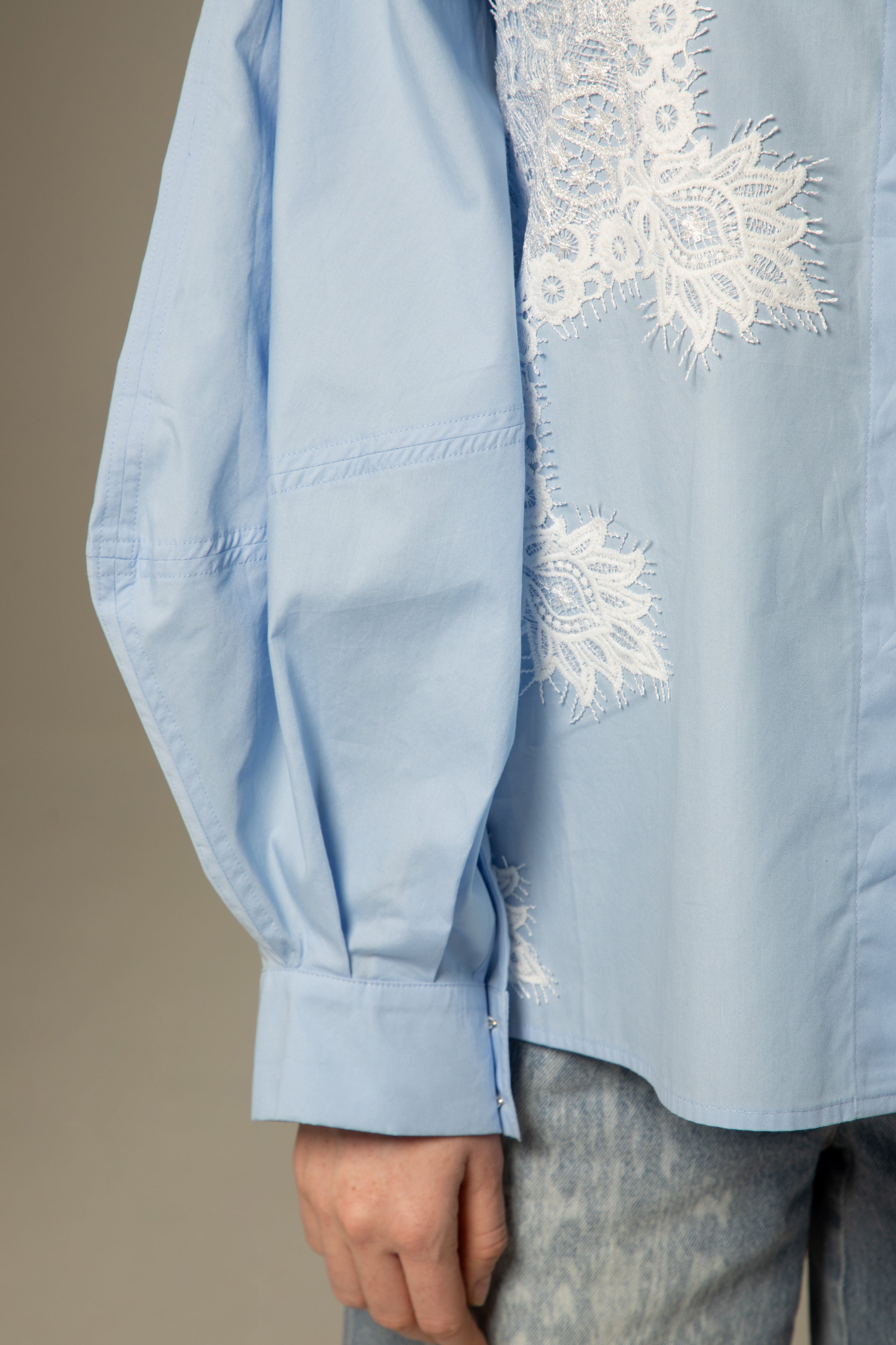 Chemise Anna - incrustation de dentelle