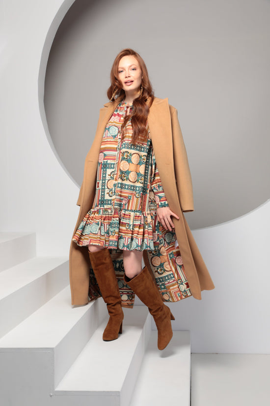 Robe ELENA - Imprimé Foulard