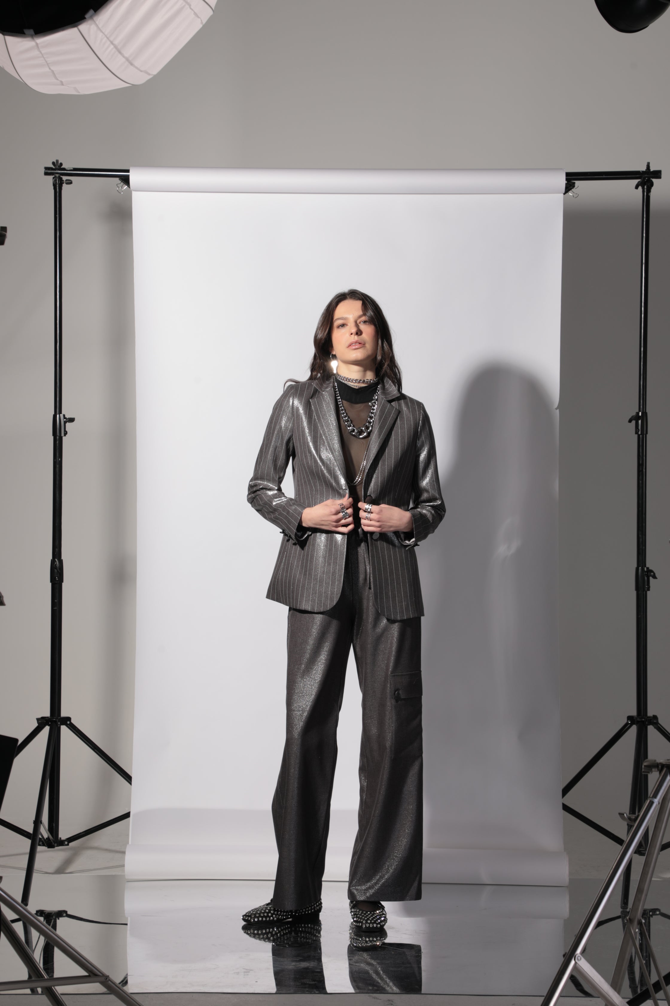 Pantalon de tailleur Silver