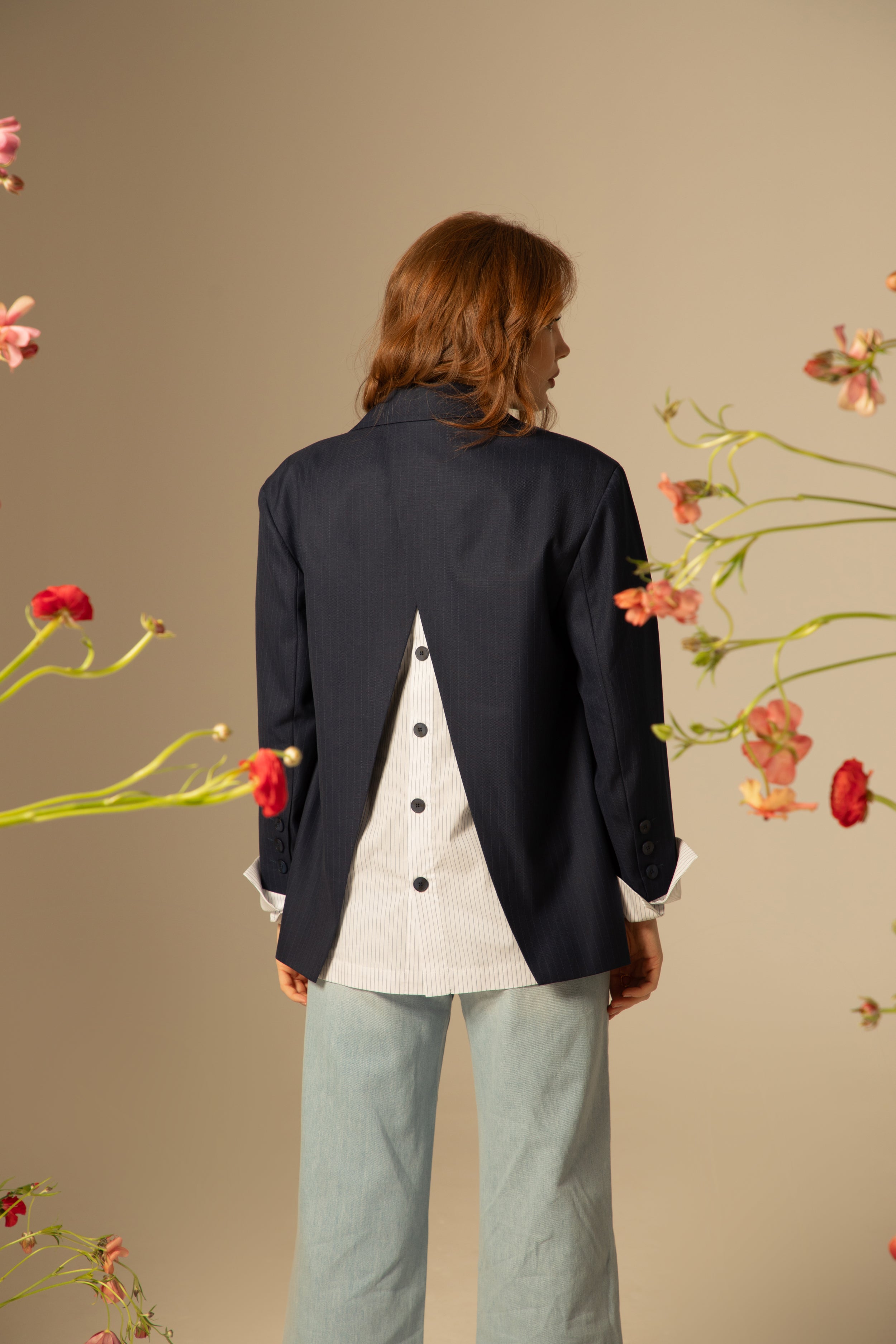 Blazer Britney - Détails chemise