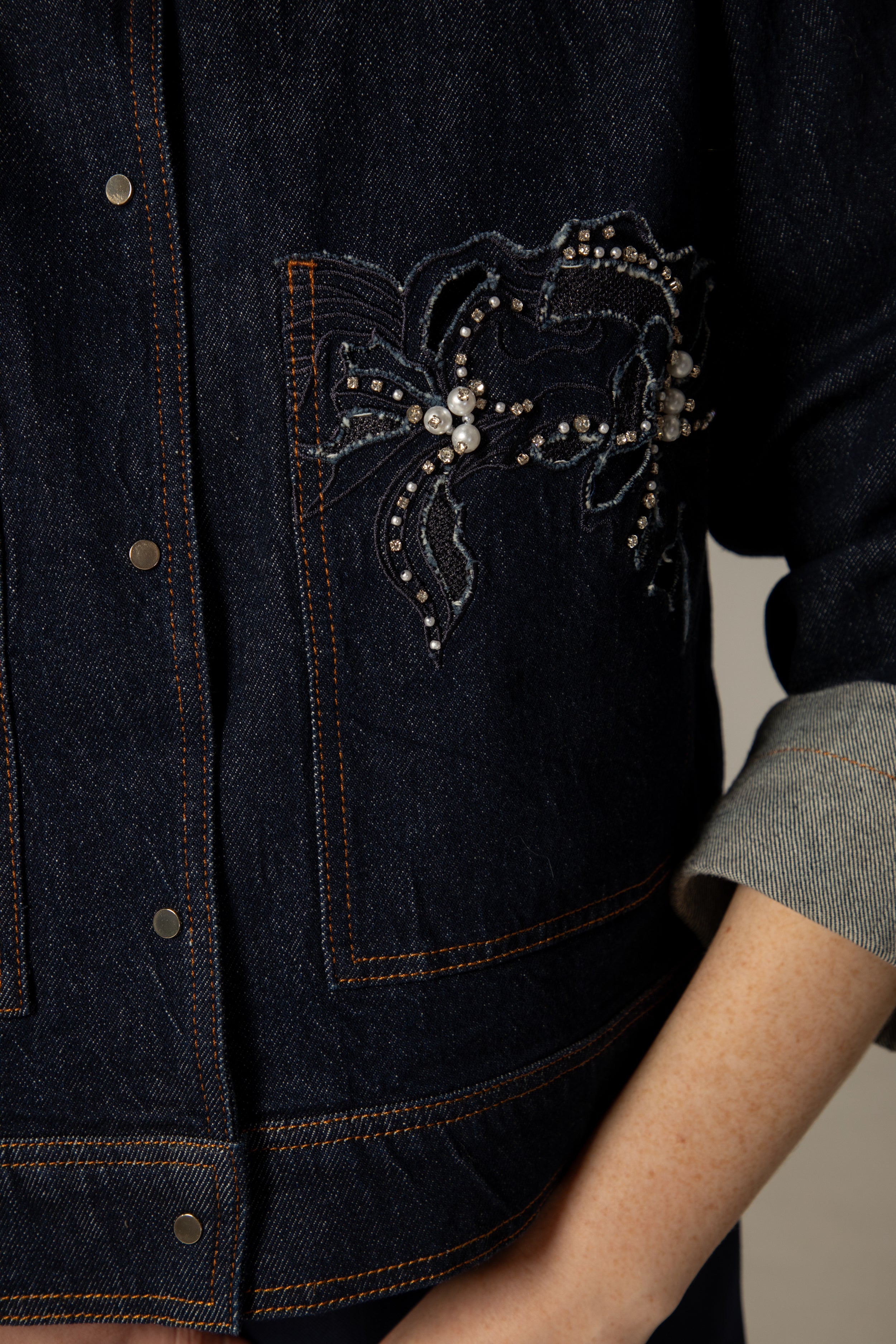 Blouson Gizèle - Perlé & Brodé