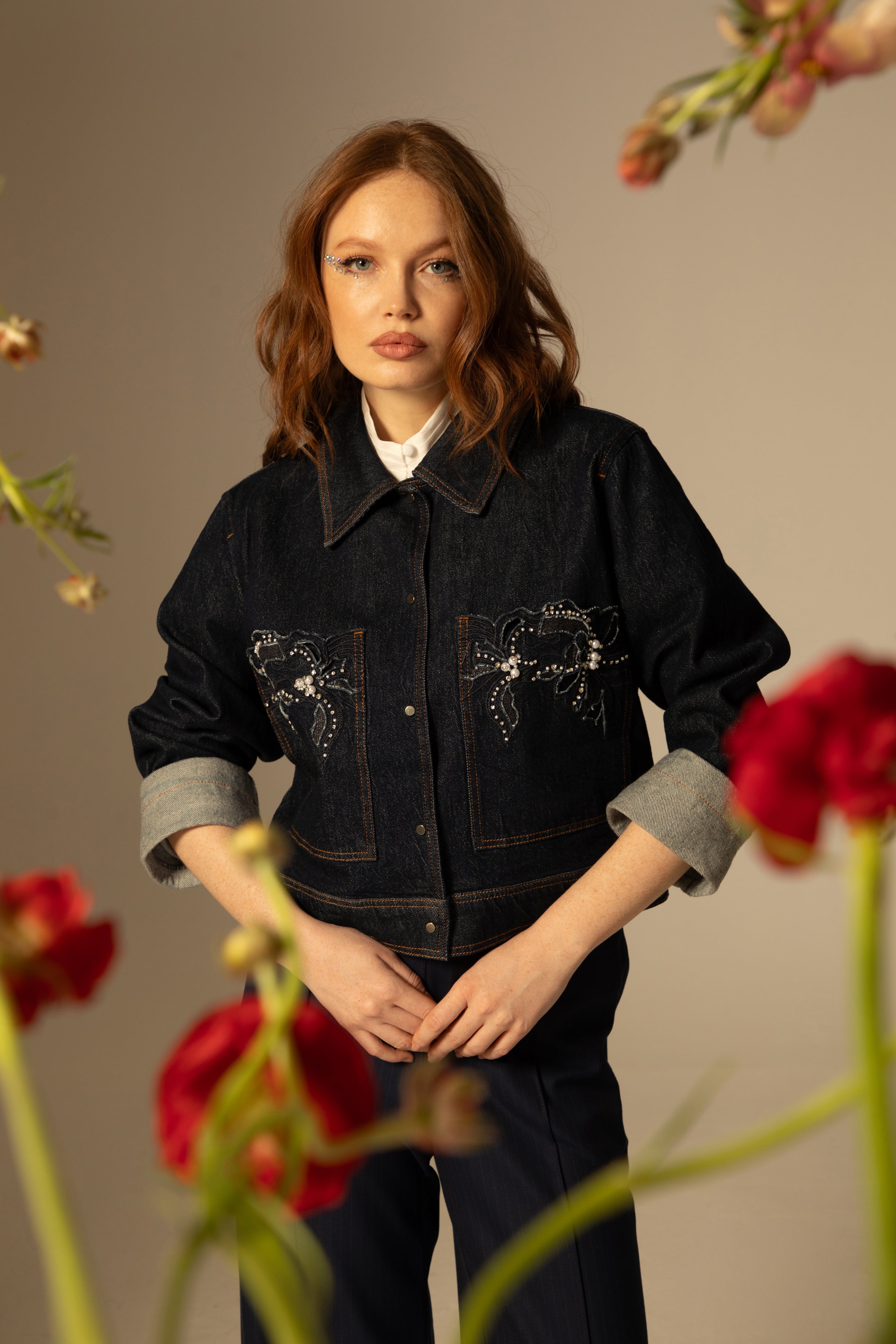 Blouson Gizèle - Perlé & Brodé