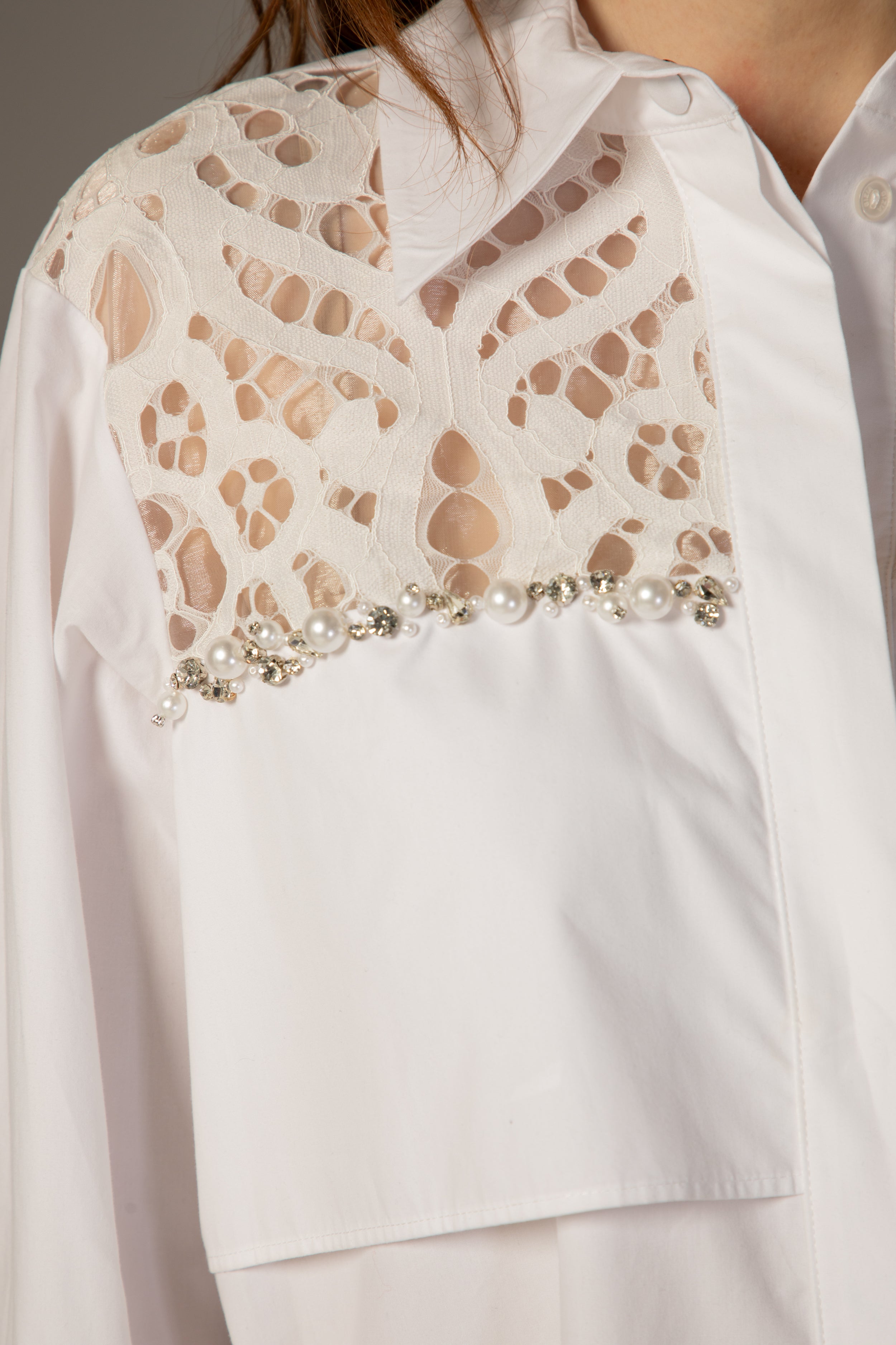 Chemise Kate - Détails Perlés