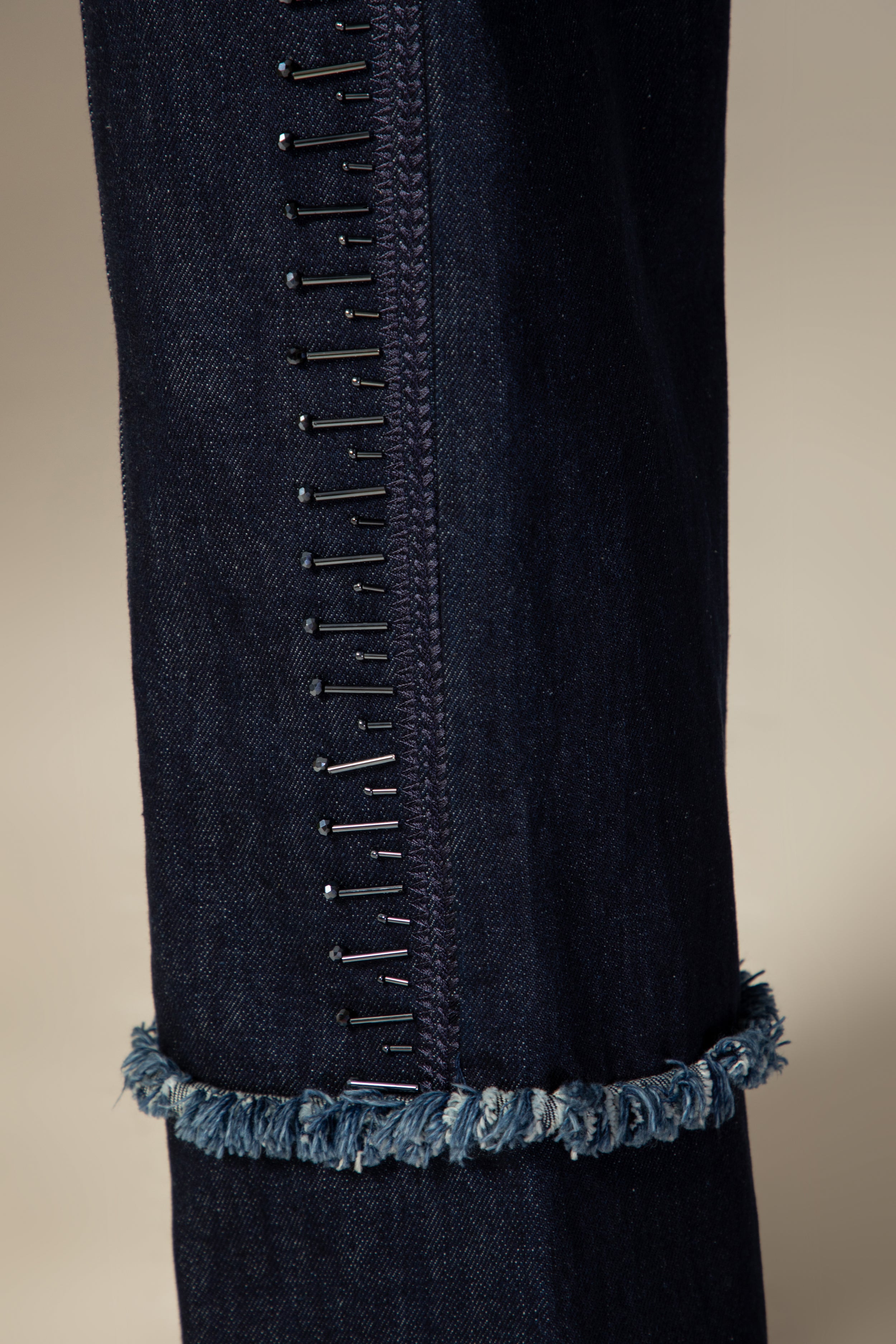 Jeans Bobby - Denim brut reperlé