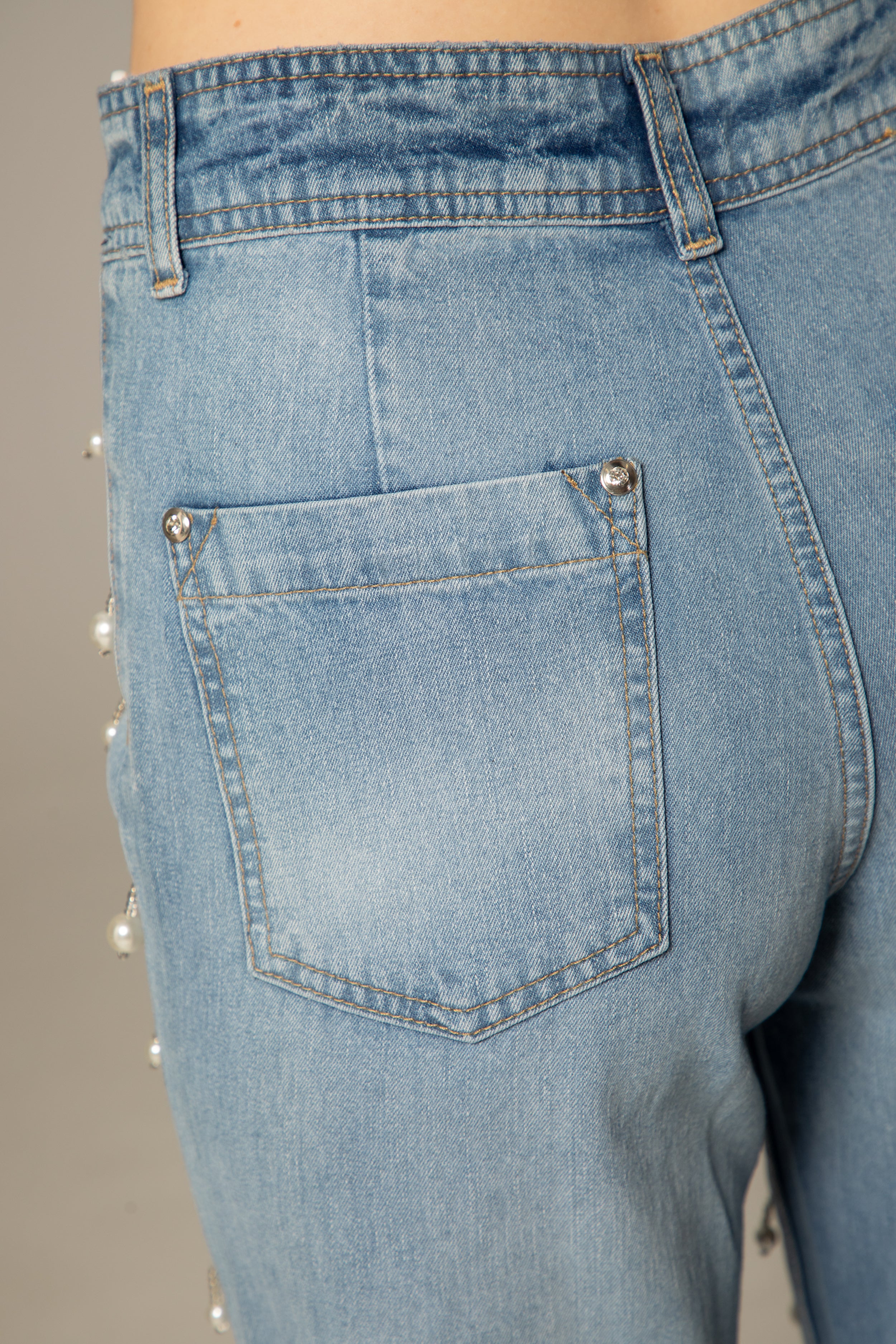 Jeans Jenny - Brodé main