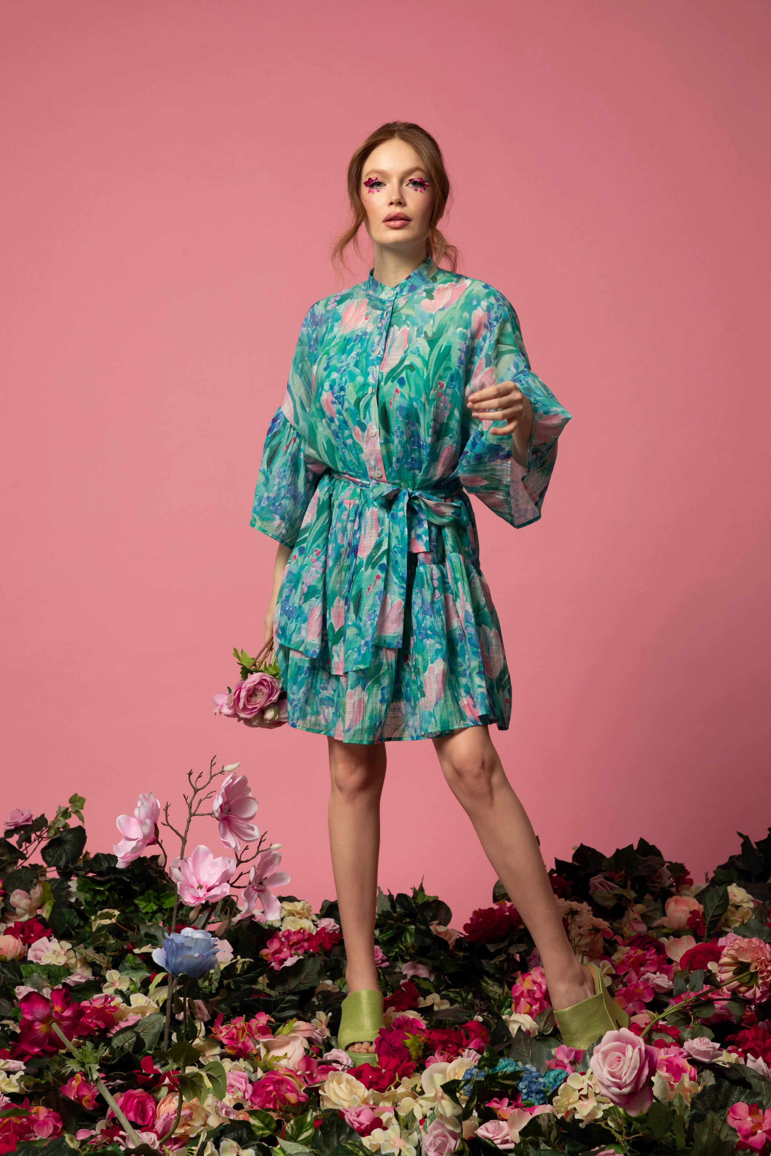 Robe Dahlia - Motif exclusif Monet
