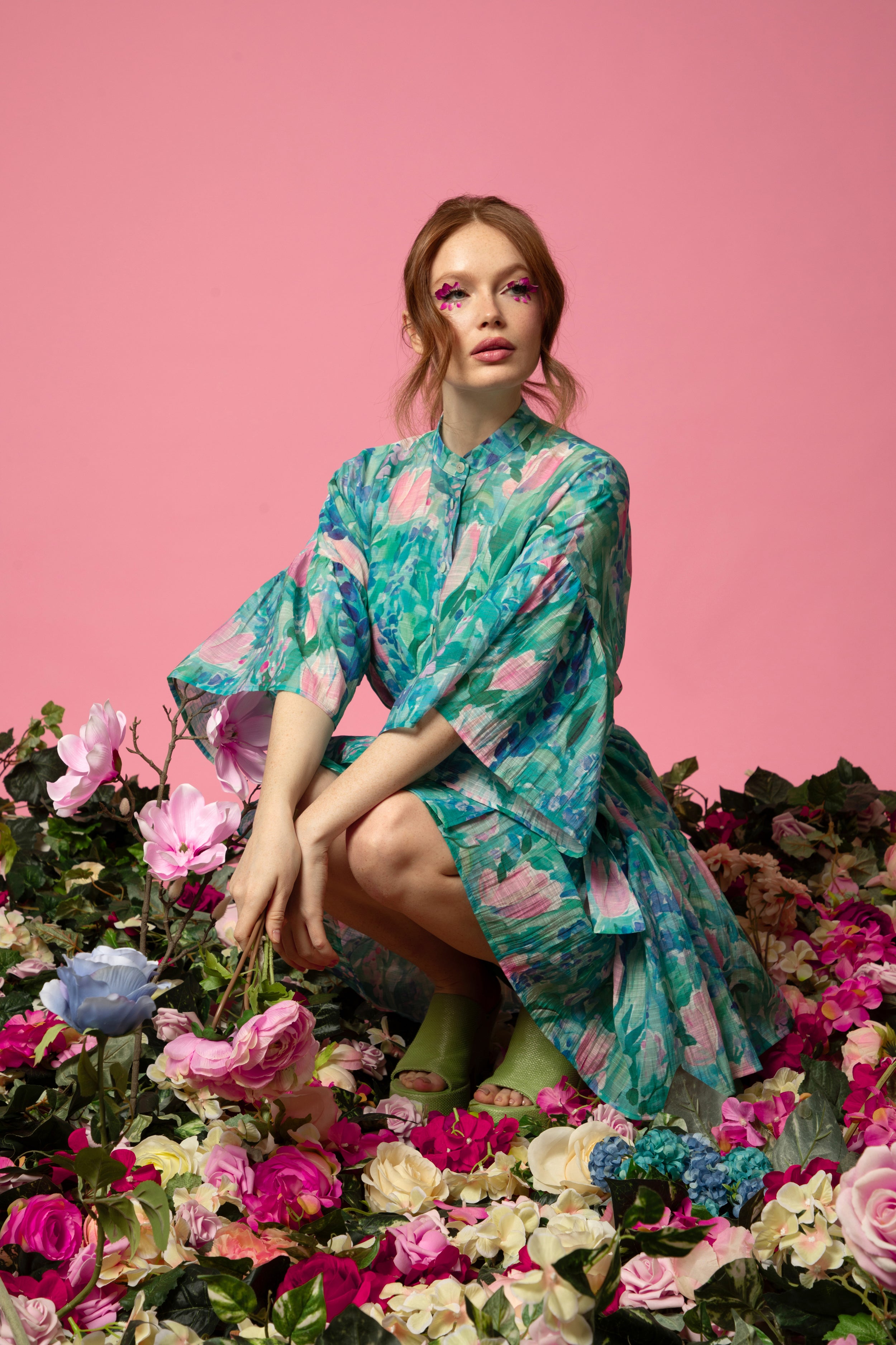 Robe Dahlia - Motif exclusif Monet